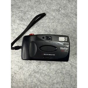 Vintage Vivitar PS45s Focus Free 35mm Film Camera Red Eye Reduction‎ Auto Flash